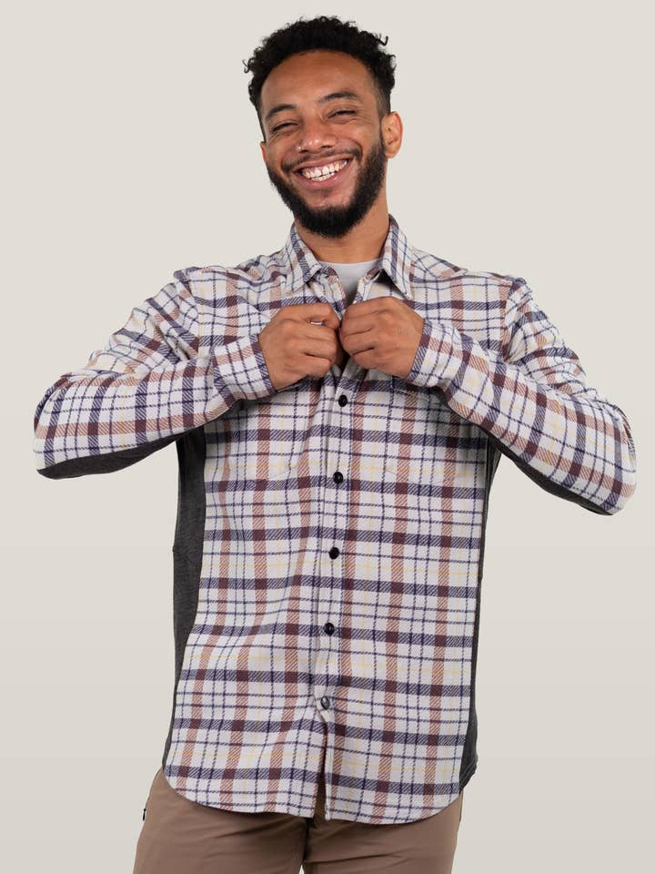 Men's Deadline Tek Flannel for wholesale by Belong Designs