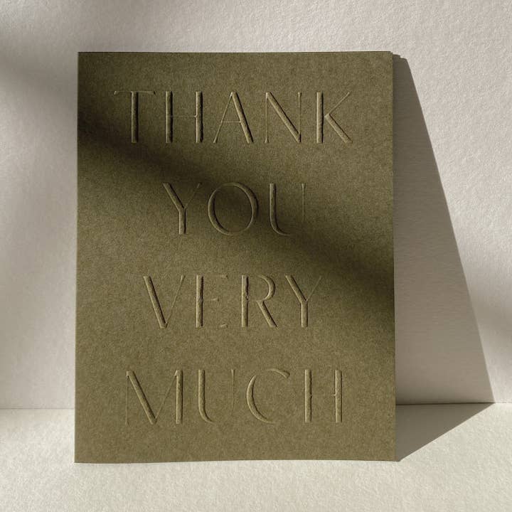 Jaymes Paper - Wholesale Thank You Card - Thank You No. 103