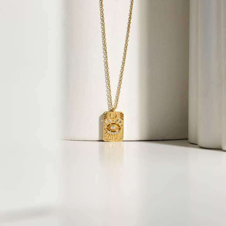 Lucille Halsband | Guld Vermeil för wholesale av Ke Bella Jewelry