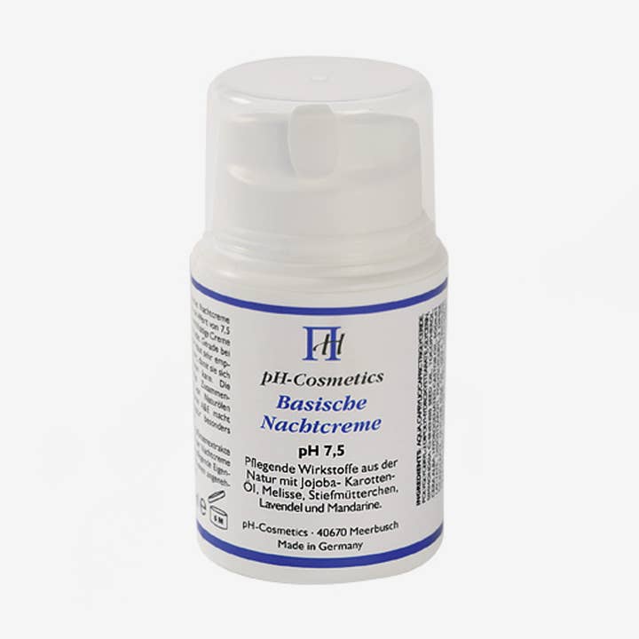 Basische Nachtcreme pH 7,5 für den Großhandel von pH-Cosmetics