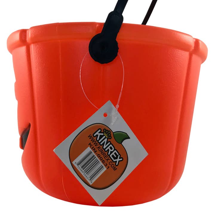 KINREX - Wholesale Bucket/pail – Kids - Halloween Buckets - Pumpkin Bucket For Trick Or Treat 5.5" Tall4