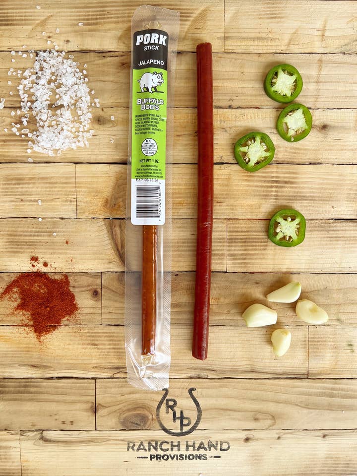 Jalapeño Pork Stick for wholesale by Ranch Hand Provisions