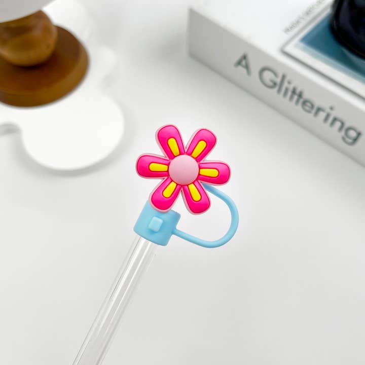 SoapElenGlen - Wholesale Drinking Straw - Cute Cartoon Straw Toppers Fun Straw Cover