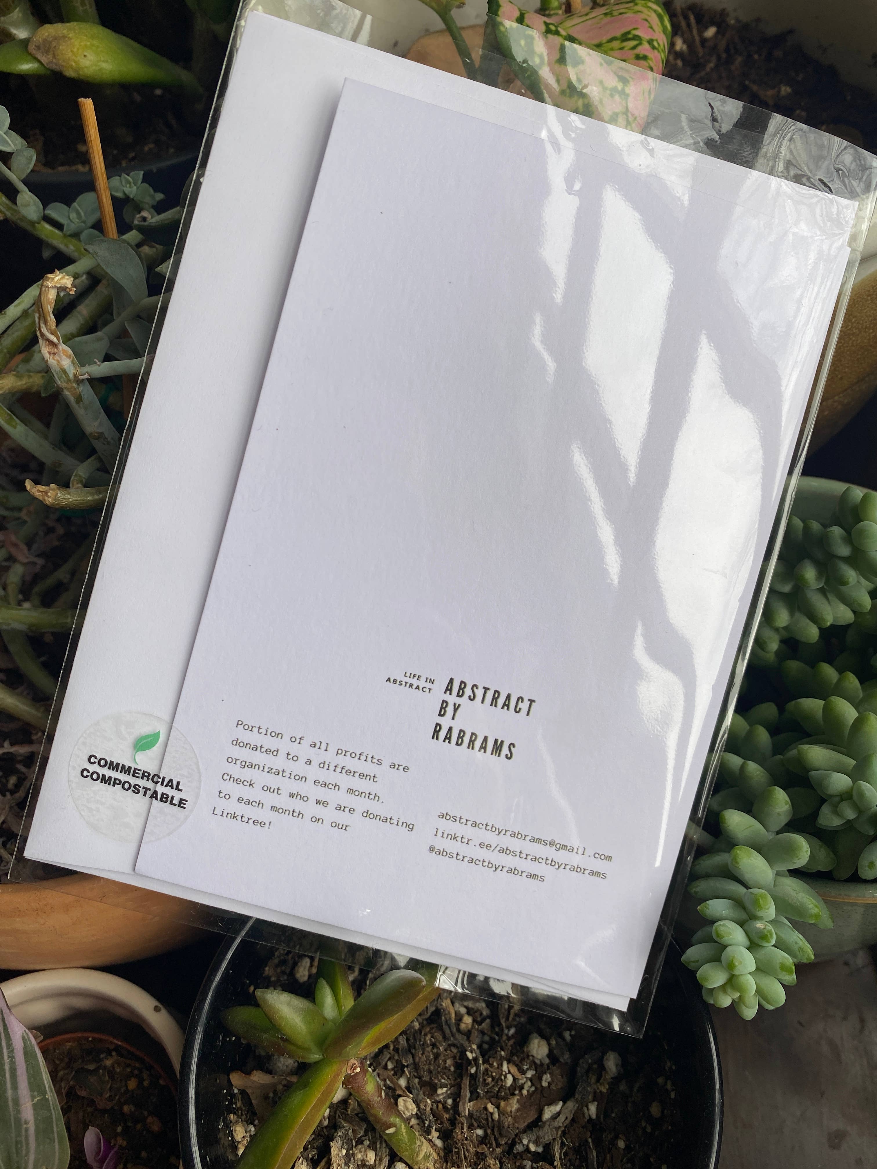 AbstractbyRabrams - Wholesale Congratulations Card - Mazel Tov Card - Orange, Pink - Bat Mitzvah - Judaica - Bar Mitzvah - Bris - B'nai Mitzvah 5