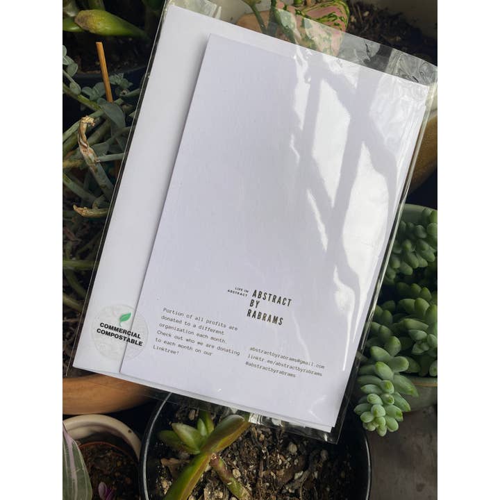 AbstractbyRabrams - Wholesale Congratulations Card - Mazel Tov Card - Orange, Pink - Bat Mitzvah - Judaica - Bar Mitzvah - Bris - B'nai Mitzvah 5