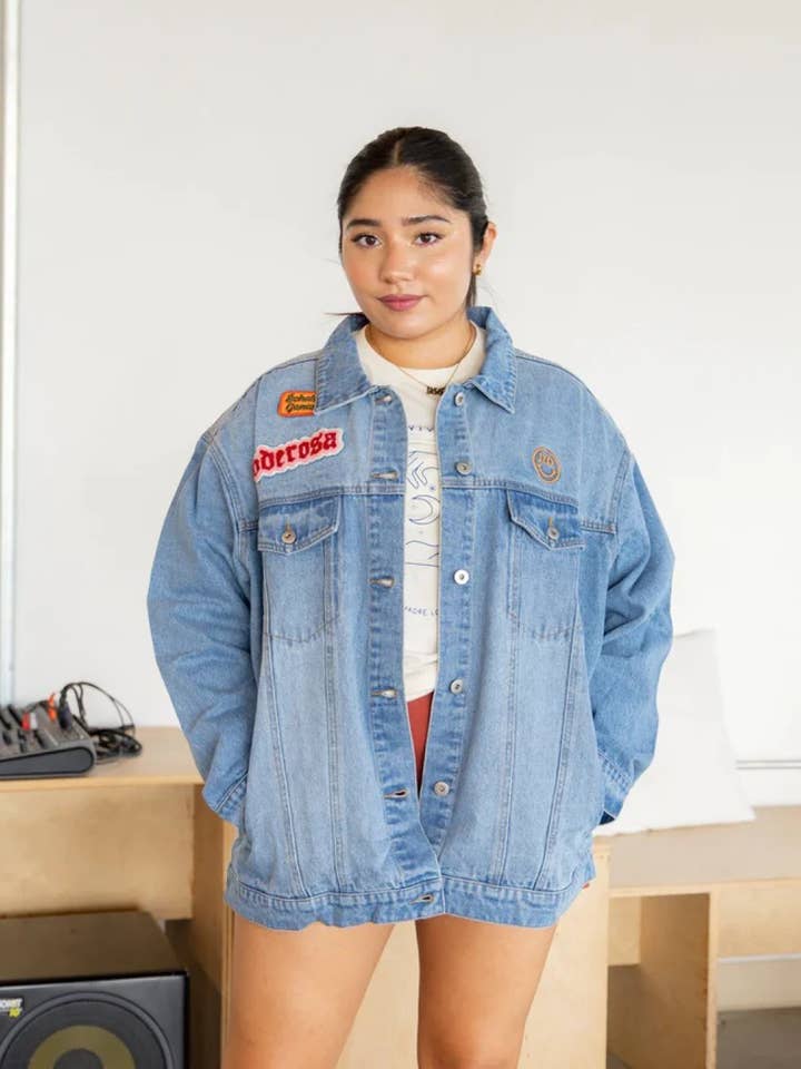 Jaqueta jeans por atacado de Jen Zeano Designs