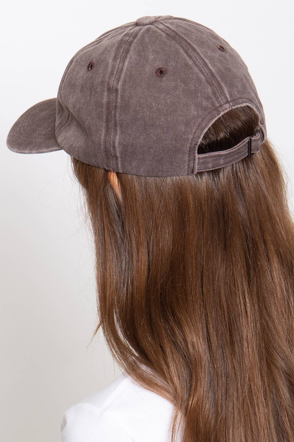 Love and Repeat - Vente Casquette de baseball – femme - CASQUETTE TENDANCE DÉLAVÉE À L'ACIDE SMILEY3