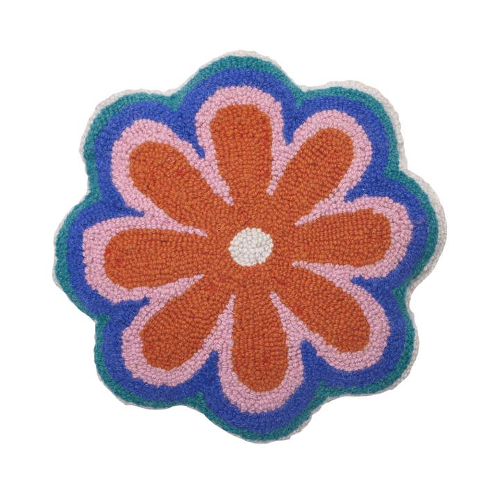 Peking Handicraft - Wholesale Throw/Decorative Pillow - Flower Vibe Hook Pillow - Elizabeth Olwen