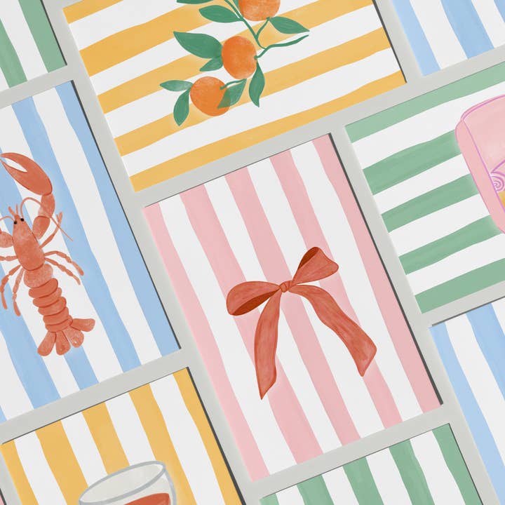 Popsy Press - Wholesale Stationery/notecard set - La Dolce Vita - Everyday Mini Greeting Card Boxed Set3