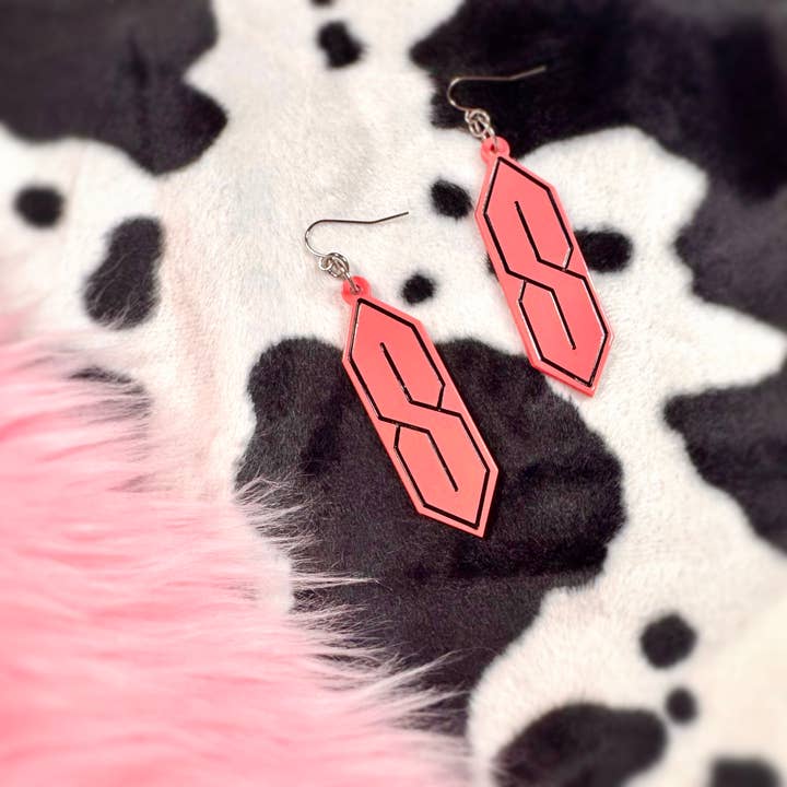Peach Beast - Wholesale Dangle Earrings - Y2K Cool S Earrings