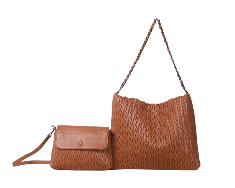 MIA LAROUGE - Wholesale Shoulder Bag - Women's - DOUBLE BAG, WITH TOILETRY BAG. NEW COLLECTION.2