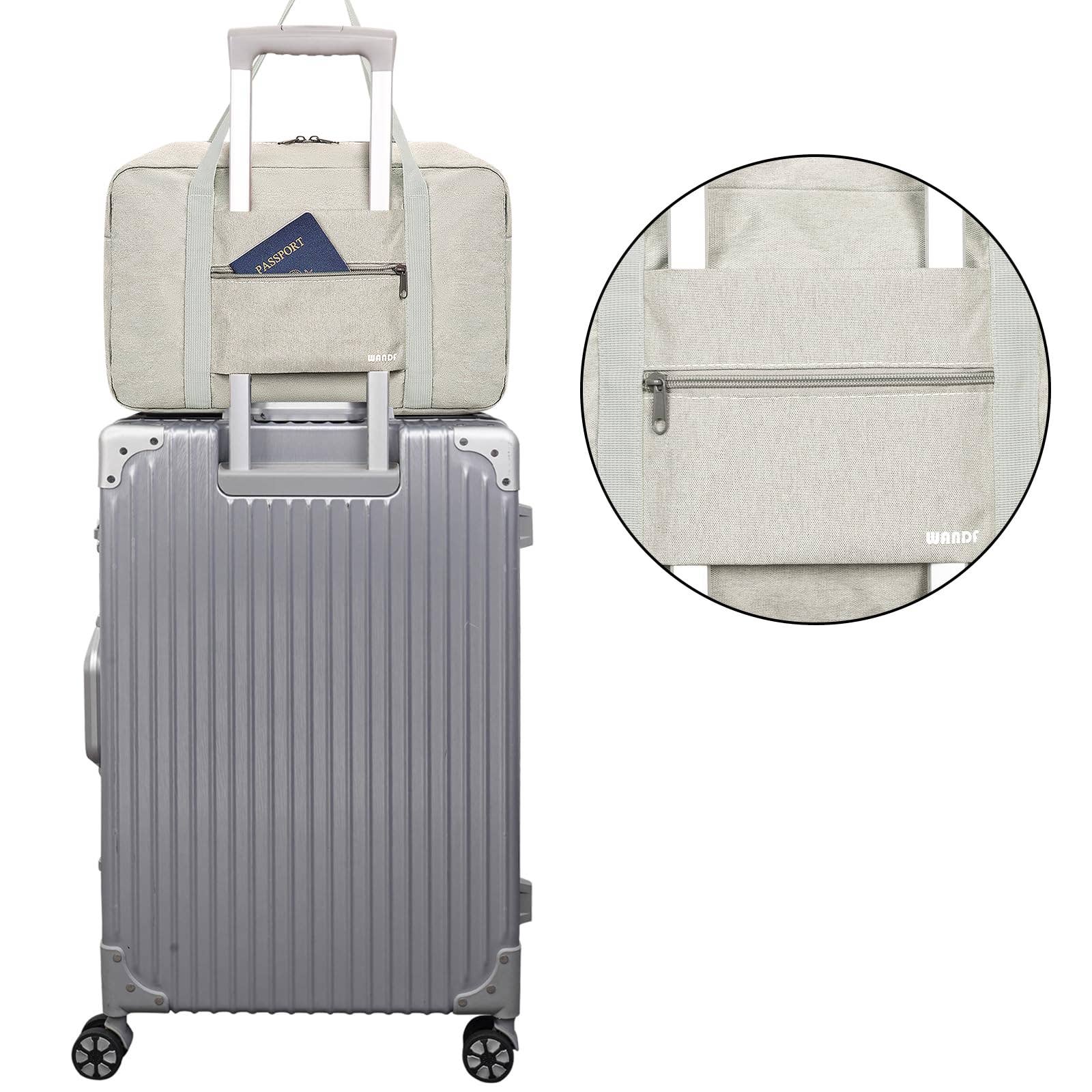 wandf - Wholesale Weekender Bag - Women's - Airplane Personal Item Travel Bag Best Underseat Bag WF112215