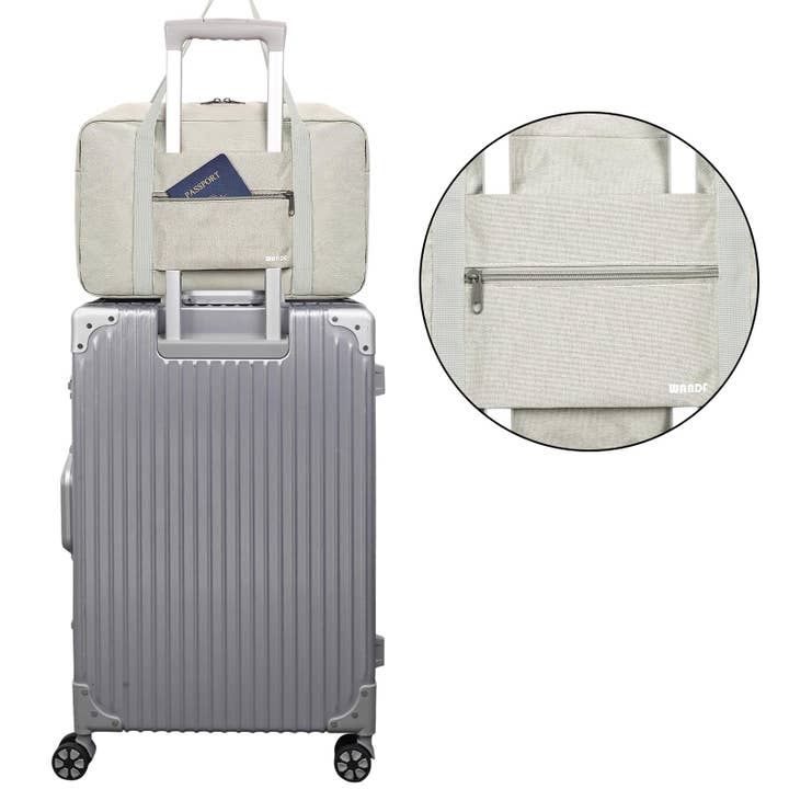 wandf - Wholesale Weekender Bag - Women's - Airplane Personal Item Travel Bag Best Underseat Bag WF112215