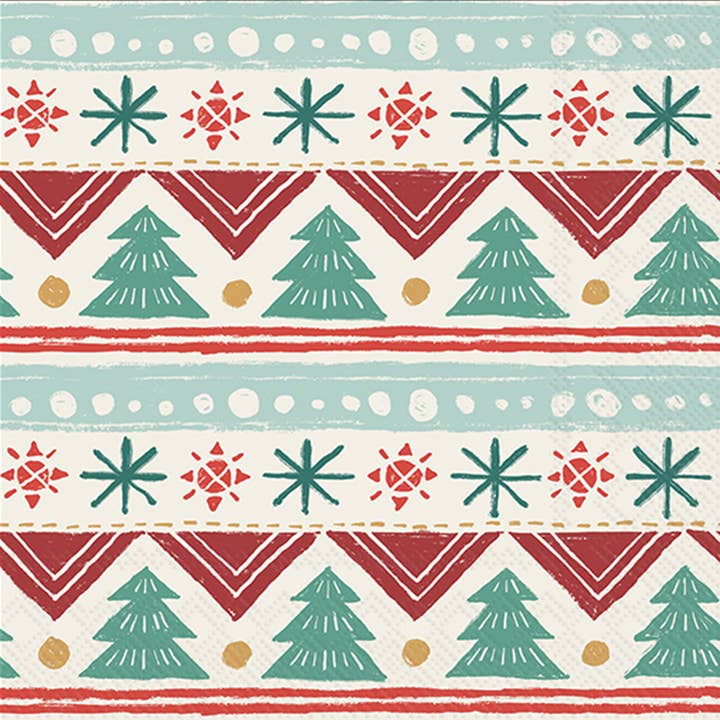 Paper Cocktail Napkins Pk/20 Seasonal Shades Christmas for wholesale by Boston International