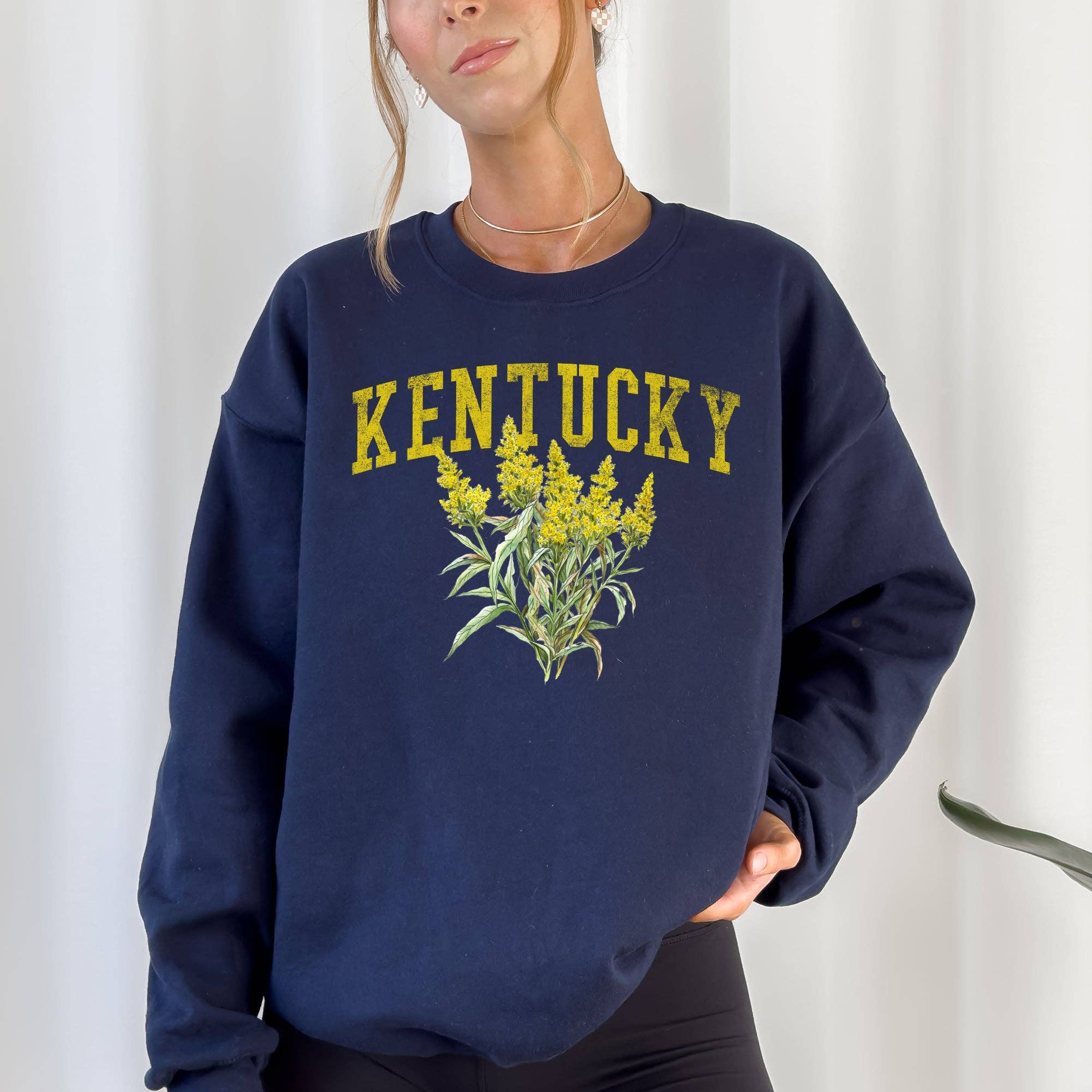 Refinery Number One LLC - Vente Sweat-shirt à imprimés – unisexe - Chandail à motif floral Kentucky State7