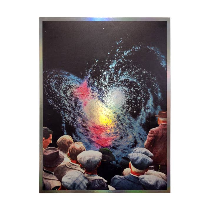 Galaxies Collide - Art Collage for wholesale by Dan Padavic