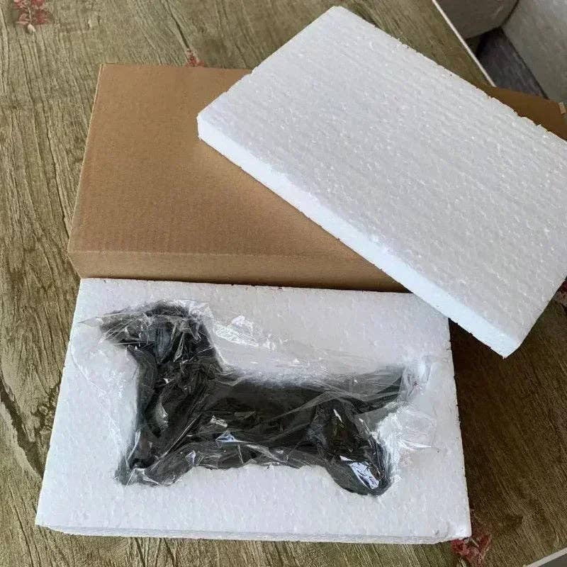 Kiyo Home - Vente Bibelots/décorations d'extérieur - Statue de jardin Teckel | Sculpture d'extérieur | Mini figurine4