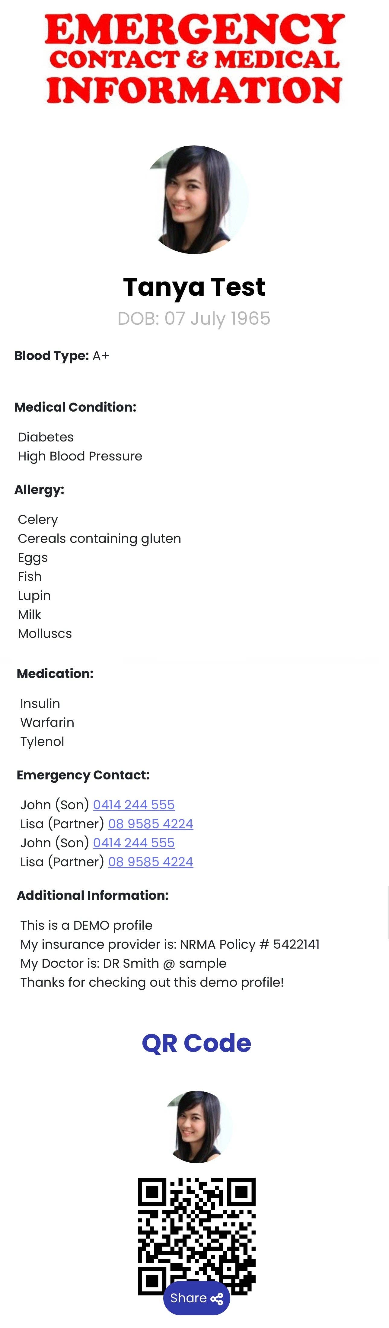 Tap and Share - Wholesale Keychain – Unisex - Black Smart NFC Emergency Medical Information Keyring Tag With Passive Tracking1