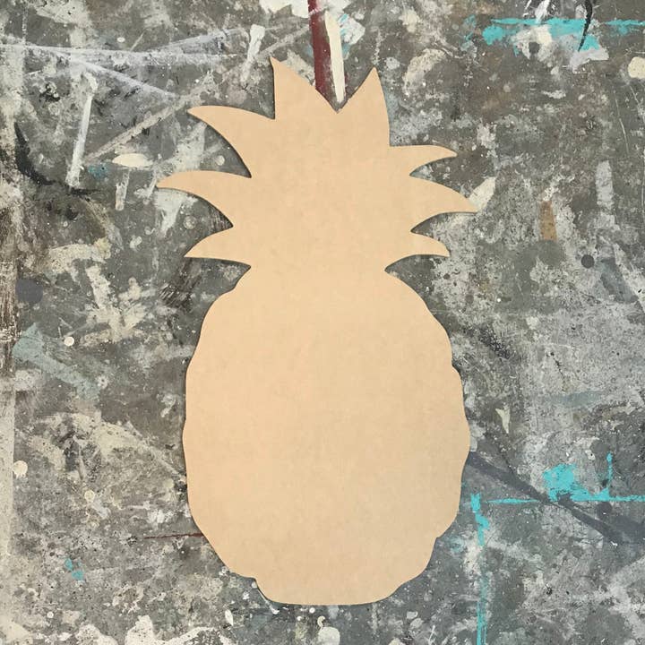 Wood Shape- Pineapple for wholesale by Studio 29 Eleven