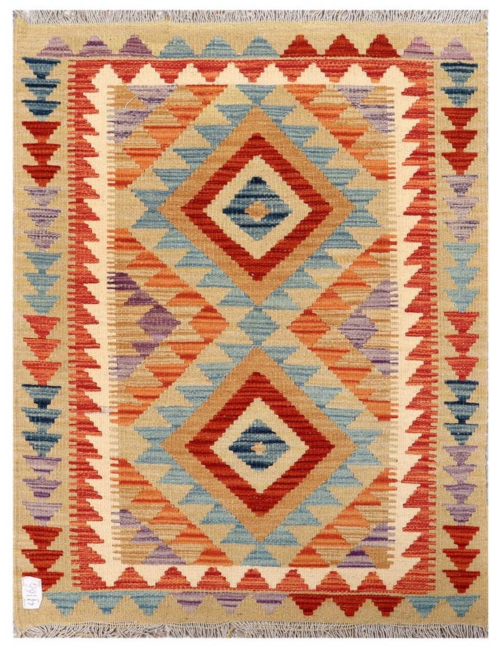 Tappeto Kilim Maimana Afghanistan - 111 x 84 cm per la vendita all'ingrosso da parte di Imaco Rugs