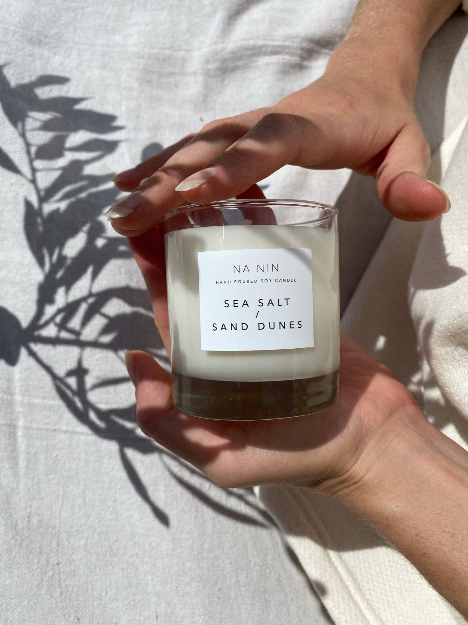 Na Nin - Wholesale Jar/Filled Candle - Sea Salt & Sand Dunes Candle / Available in Multiple Sizes14