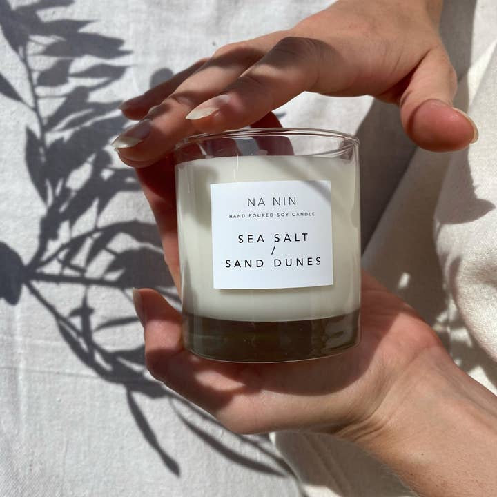 Na Nin - Wholesale Jar/Filled Candle - Sea Salt & Sand Dunes Candle / Available in Multiple Sizes14