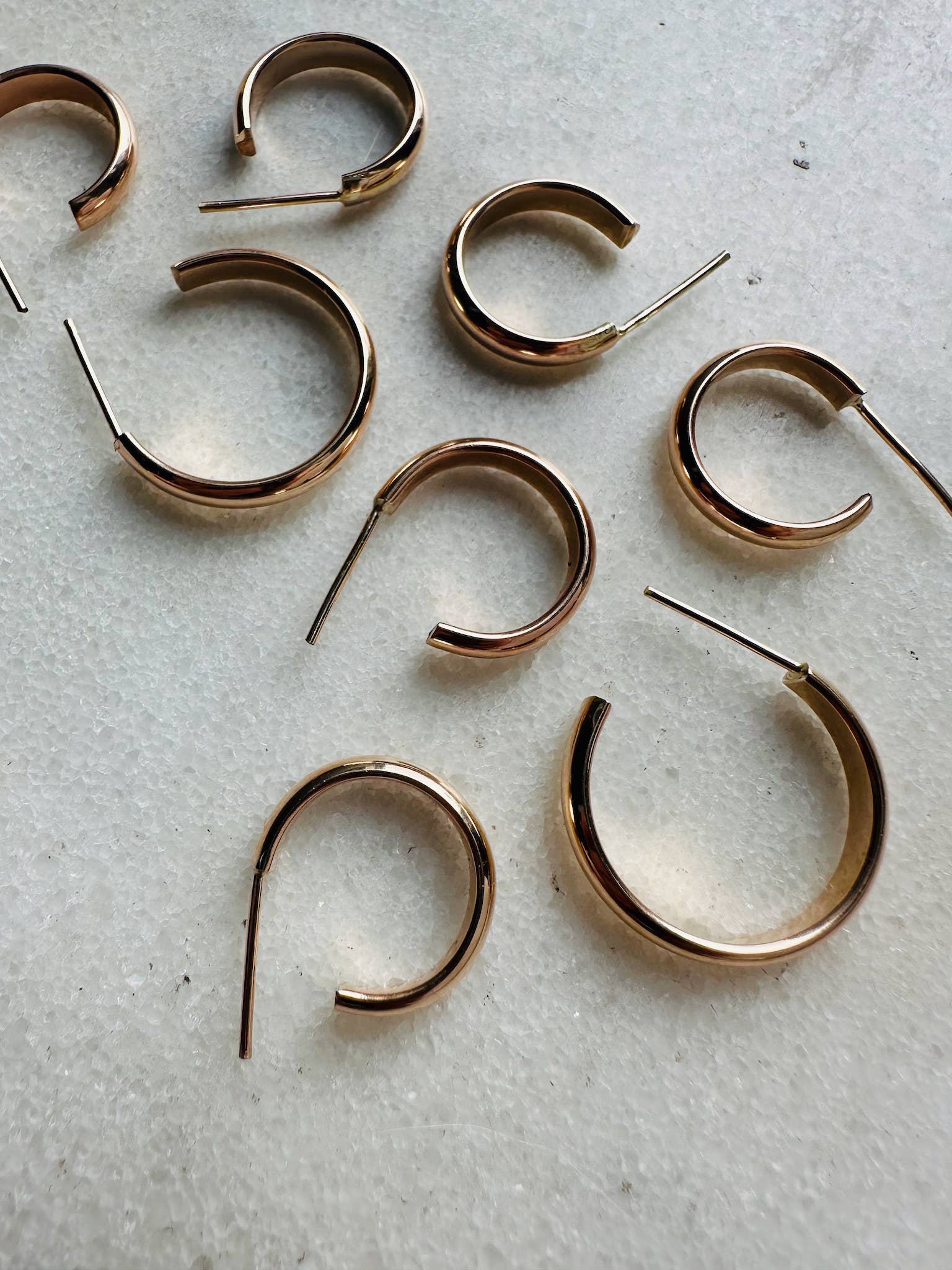 Notions of Lovely - Wholesale Hoop Earrings - Classic 90's Hoops - 14k Gold Fill1