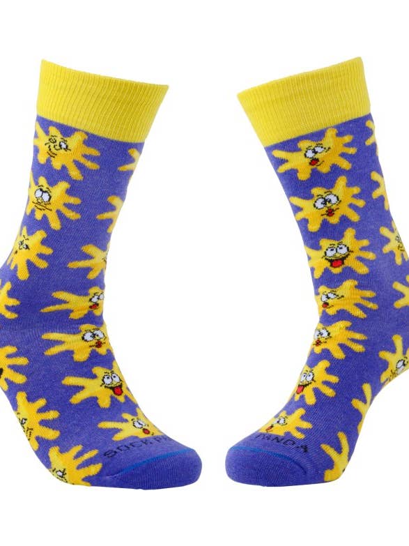 Sock Panda - Wholesale Socks - Kids - Crazy Splat Face Socks0