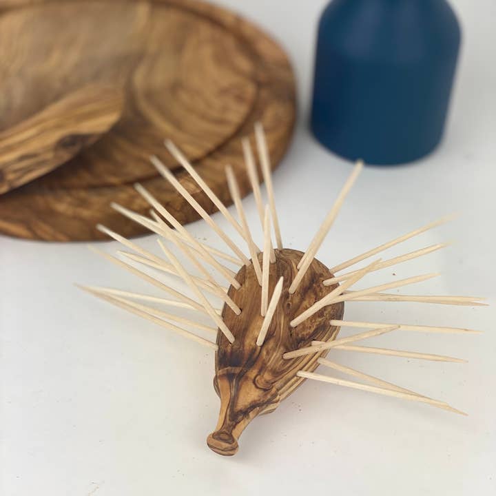 Natural OliveWood - Venta al por mayor Utensilio/dispositivo de cocina - Soporte para palillos de madera de olivo7