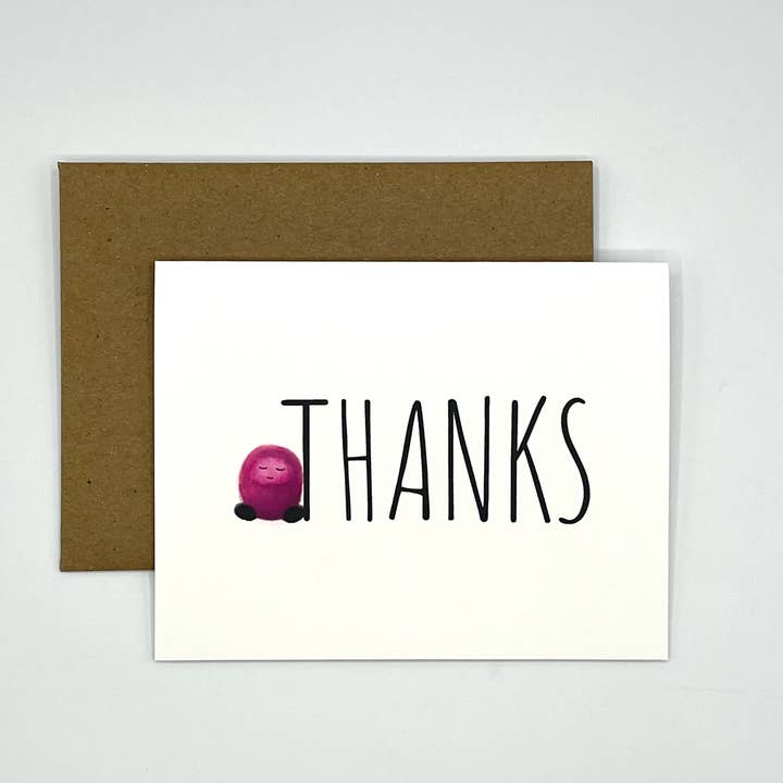 Thank You Blib Card With Blank Inside - Appreciation Love for wholesale by Patricia Mulder