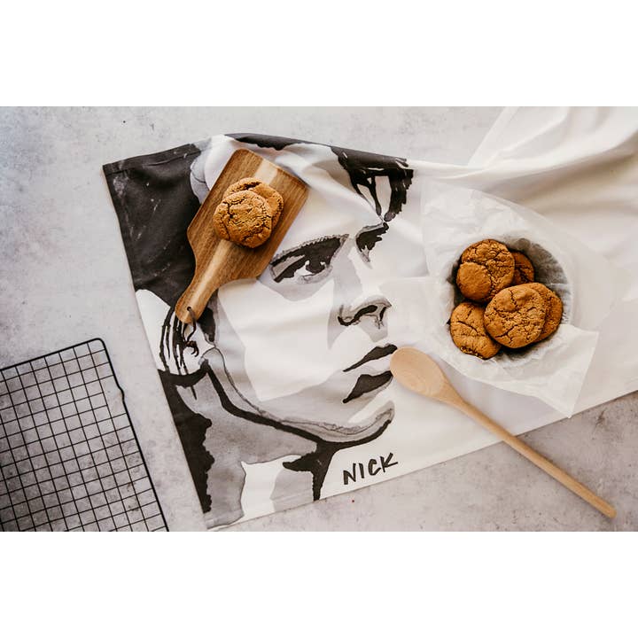 Nick Cave Tea Towel for wholesale by High Tees