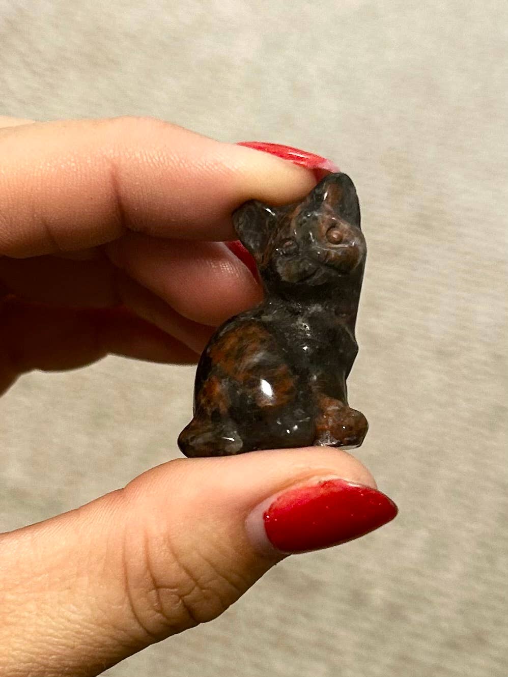 Atomic Alchemy - Wholesale Spiritual Stone/Crystal - Sitting Kitty Cat Mini Carving Crystal Gemstone1