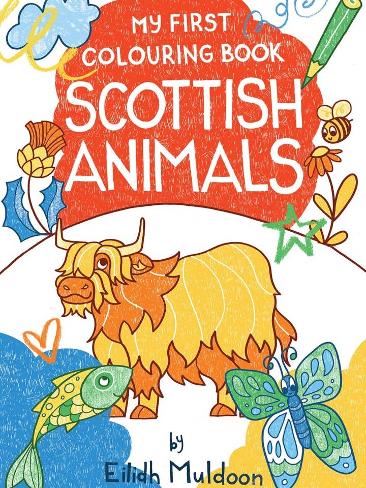 My First Colouring Book: Scottish Animals for wholesale by Casemate IPM