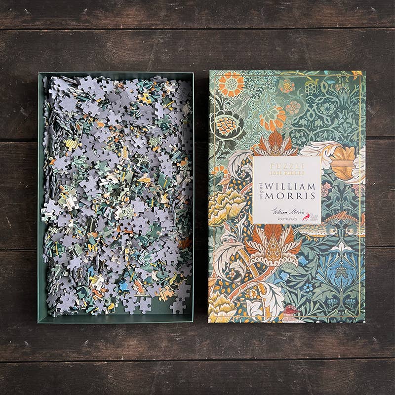 Koustrupco - Wholesale Puzzle - Adult - Puzzle William Morris Original - 1000 pieces- Made in Europe5