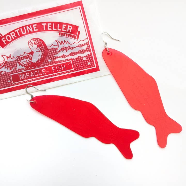 All The Discos – wholesale Dangle earrings – Magical Fortune Teller Fish Earrings1