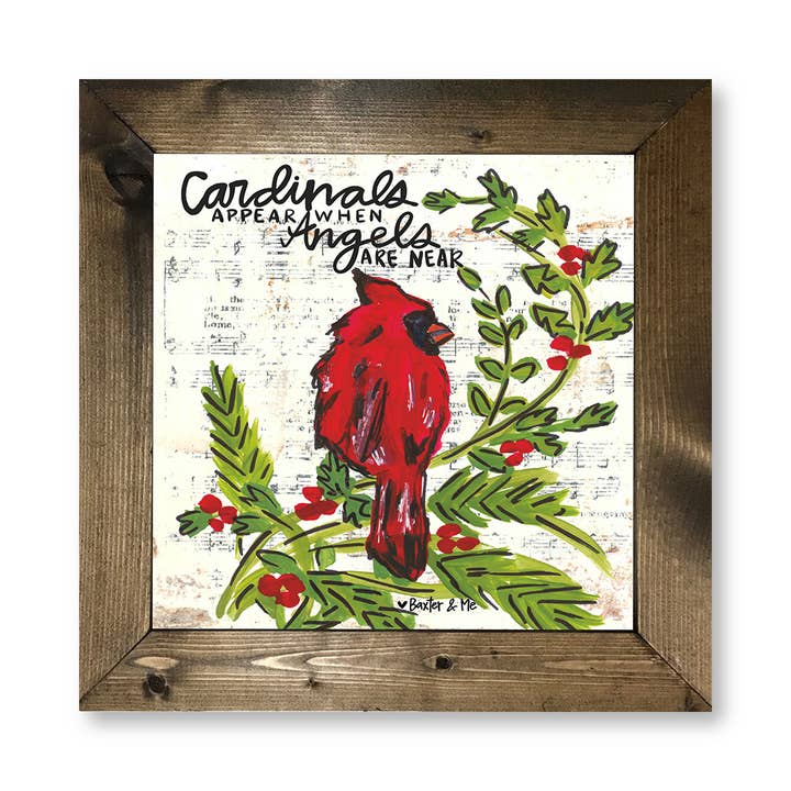 Cardinal - Framed Art for wholesale by Baxter & Me