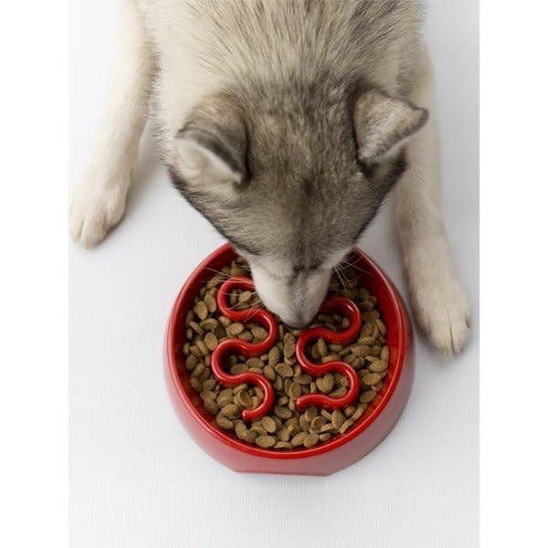 INOOKO - Wholesale Pet Bowl - Cat/Dog - Anti-Glouton Bowl - L - Sand2