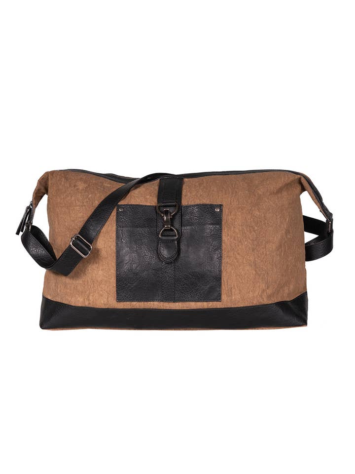 Miles Up-Cycled Canvas Duffle Bag, MD-6009 for wholesale by Mona B.