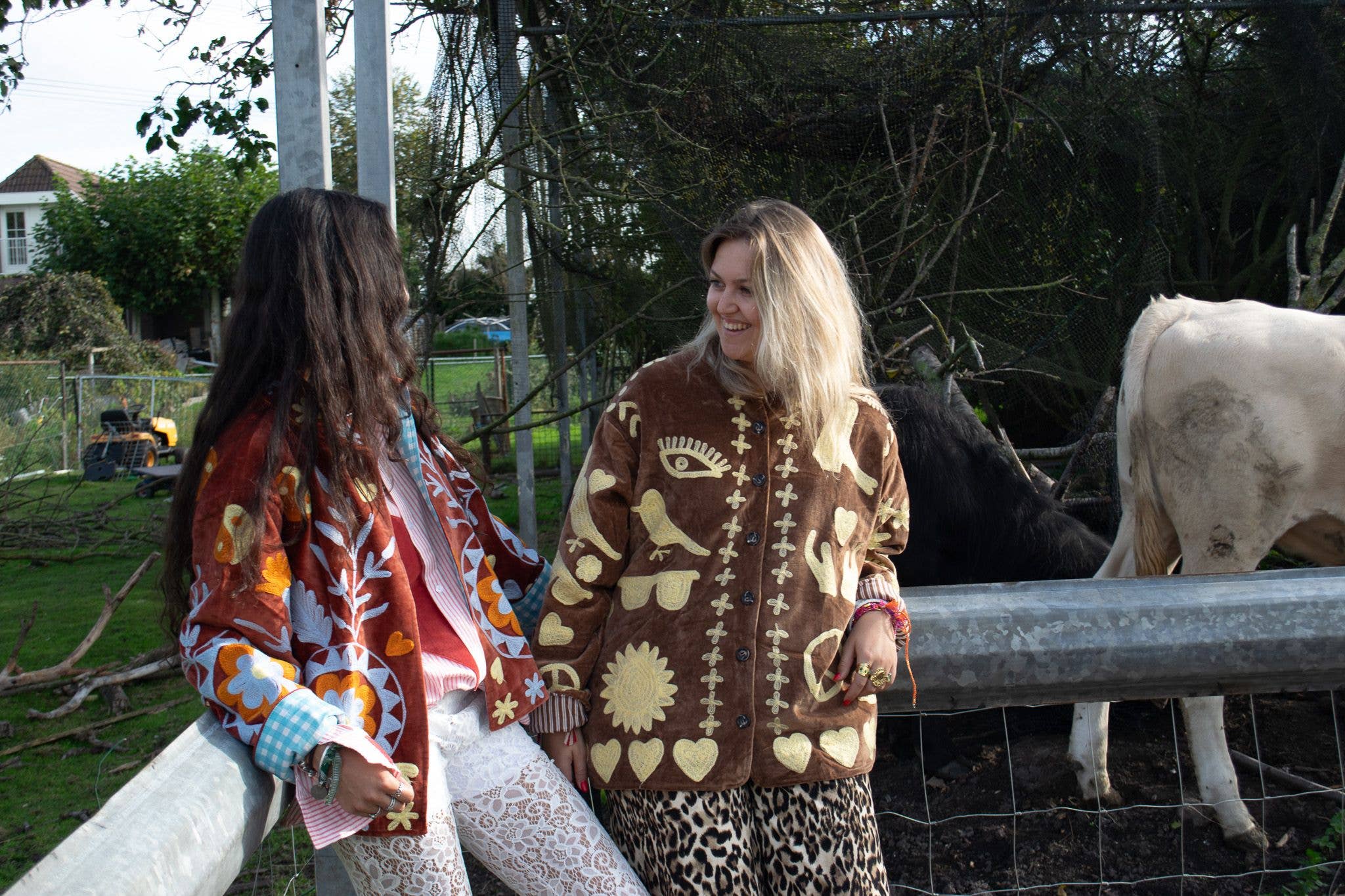 ToutVintage - Vente Veste – femme - Velours brique yingyang12