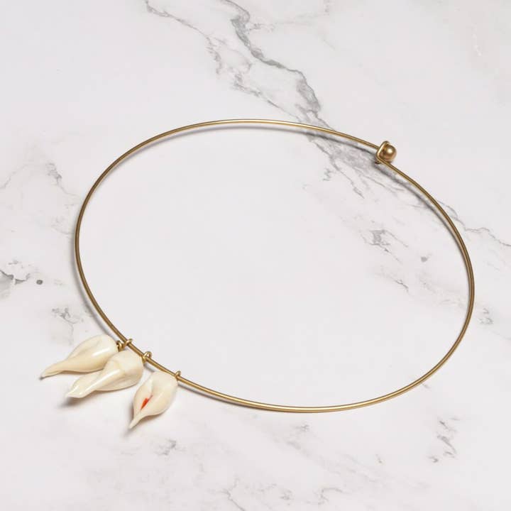 Teeth Collier Necklace for wholesale by Sunset Yogurt