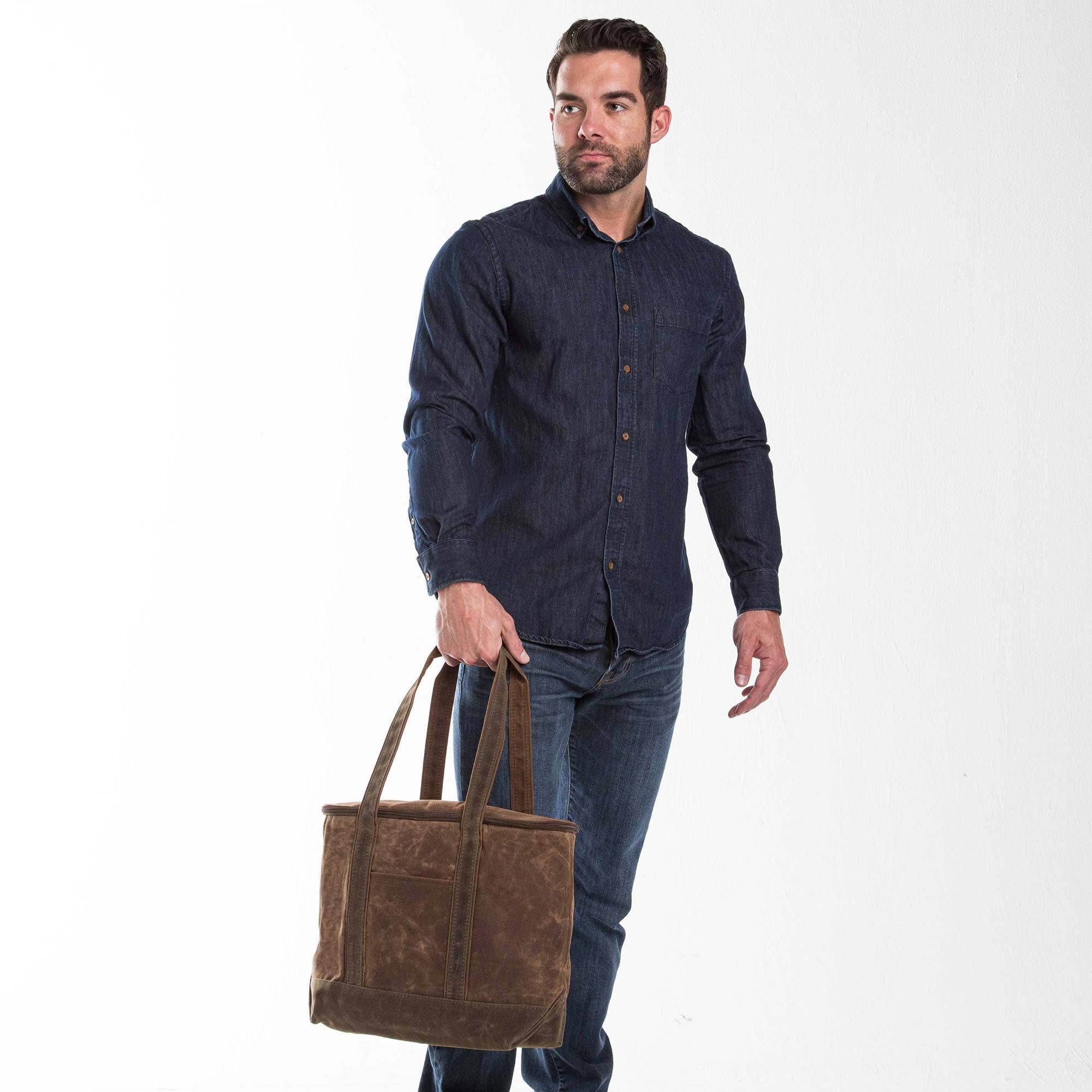 CB STATION - Wholesale Lunch Bag/Box - Waxed Large Lunch Cooler1