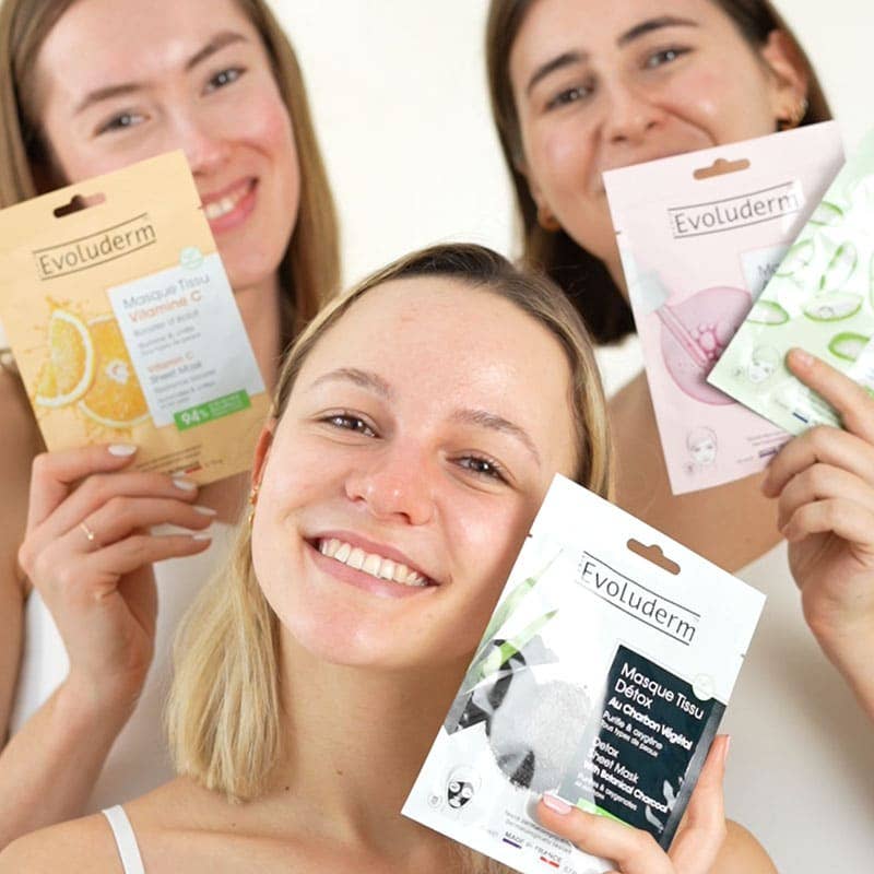 Evoluderm - Wholesale Skincare Face Mask - Vitamin C Radiance Boosting Fabric Mask5
