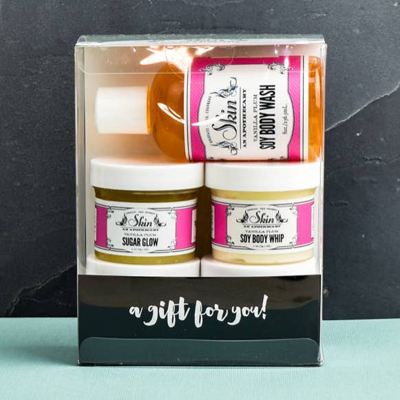 Coffret Cadeau Prune Vanille pour la vente par Skin Apothetique