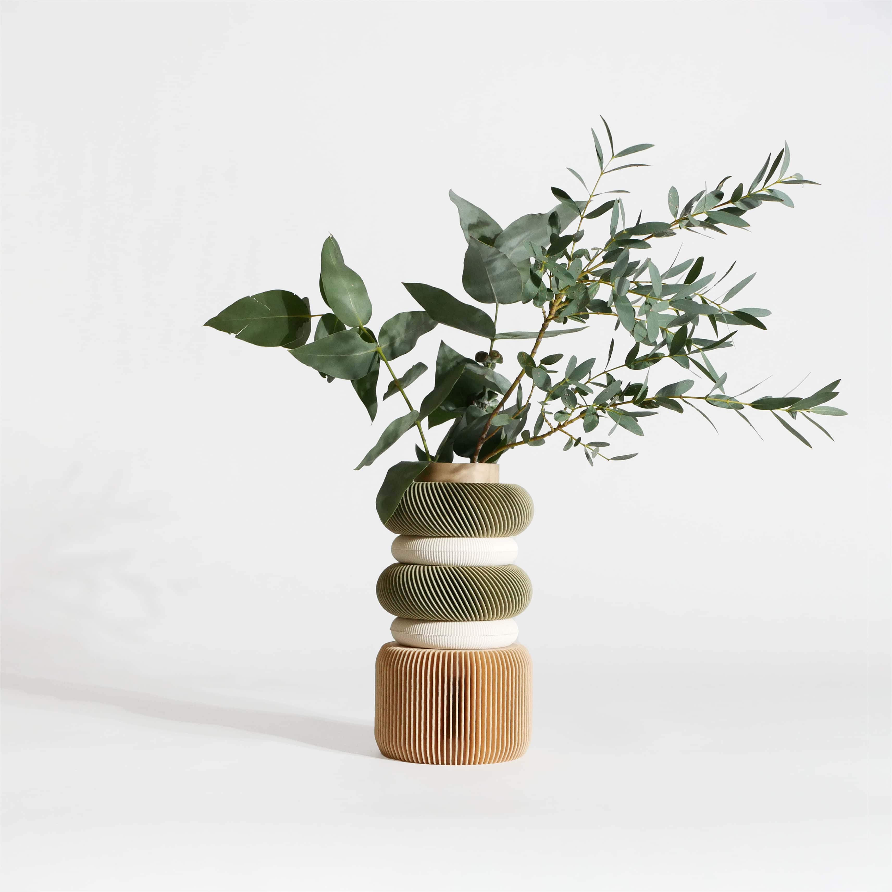 Modular Vase NU Olive Green Rings for wholesale on Faire5