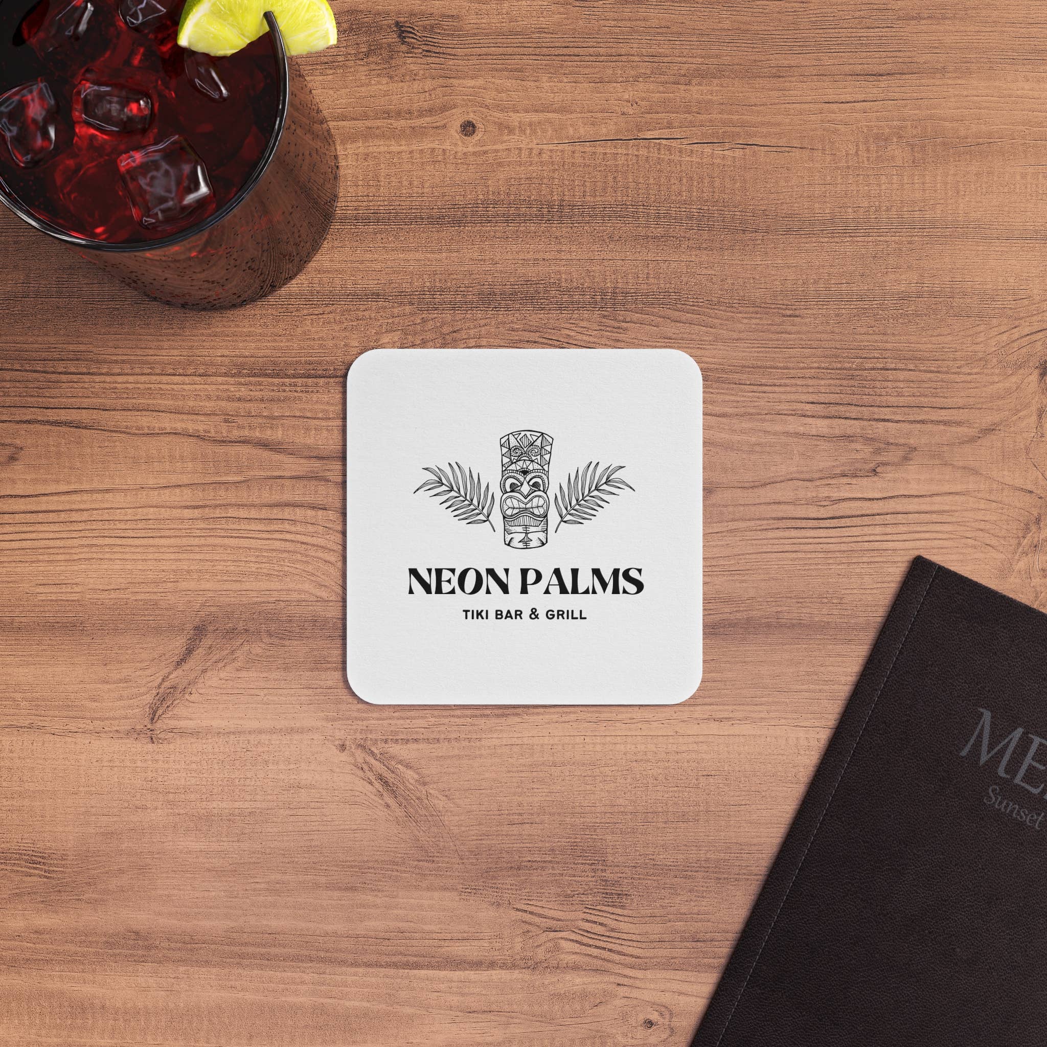 Above The Soil - Wholesale Coasters - Custom Branded Cardboard Coasters for your Business1