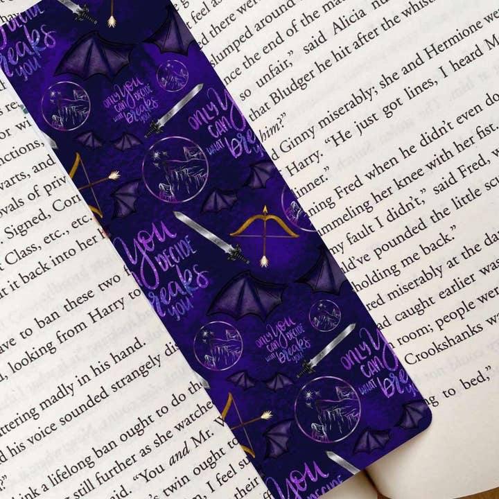 Marque-page de la Cour de la Nuit d'ACOTAR pour la vente par Serafine Art and Design