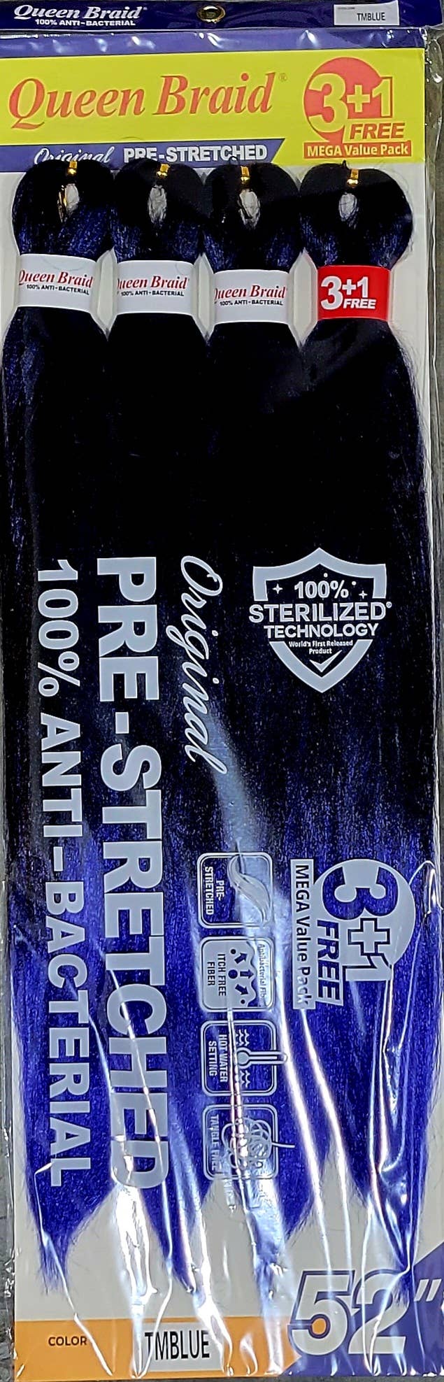 AEsthetic - Vente Extensions de cheveux - Mega pack QUEEN BRAID 3 + 1 pour extensions de cheveux7