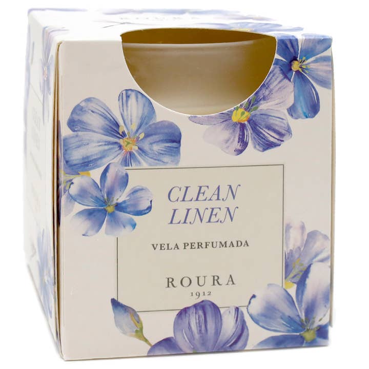 Ethike.eu - Wholesale Jar/Filled Candle - 6 satin glass candles - clean linen 75x70 mm1