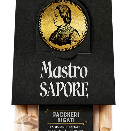 Mastro Sapore - Wholesale Pasta - Paccheri Rigati 100% Apulian Grains 500 g