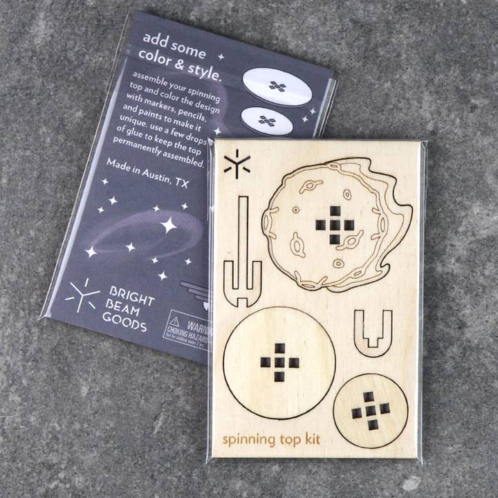 Bright Beam Goods - Vente Kit de bricolage - Kit de toupie du système solaire5